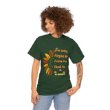 Unisex Ho’oponopono Sunflower T Shirt Healing Affirmation Tee Spiritual Gratitude Mindfulness Inspired Positive Energy Heavy Cotton Graphic Top