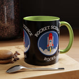 Rocket Science Rocks Accent Coffee Mug 11oz 15oz Space Lover Science Gift Black White Two Tone Ceramic Cup