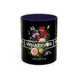 You Can Be Whatever Motivational Coffee Mug Ceramic White Accent Mug Bold Floral Empowerment Design Daily Reminder Positive Energy Drinkware Perfect Gift for Dreamers Friends Office and Home