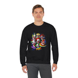 Chaos Clown Crew Sweatshirt Premium Unisex Streetwear Artistic Dark Humor Design Bold Neon Chaos Expression For Fearless Minds And Alpha Creators