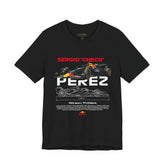 Sergio Checo Perez Inspired Formula Racing Graphic Unisex Tee Motorsport Streetwear Speed Culture Track Day Apparel Racing Fan Tribute Design For Formula Racing Enthusiasts