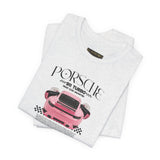 Luxury Pink Turbo Sports Car Inspired Graphic T Shirt Premium Supercar Aesthetic Streetwear Unisex Tee High Performance Auto Art Fashion For Car Lovers