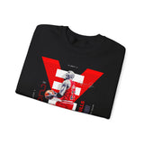 Air Ascent Unisex Sweatshirt Heavy Blend Motivational Streetwear Bold Red Black Athletic Design Premium Comfort Hustle Mindset Fashion For Achievers And Everyday Visionaries