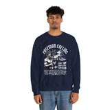 Poseidon Calling Greek God Ocean Waves Graphic Unisex Heavy Blend Crewneck Sweatshirt Surf Streetwear Coastal Vibes