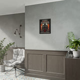 Firefighter Motivational Poster One Life One Decision Wall Art Tribute To Heroes Courage Quote Fire Rescue Design Home Decor Gift For Firefighters Gym Office Inspirational Wall Print