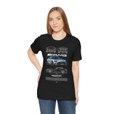 Silver Performance Coupe Front View Art Unisex Tee Luxury Speed Streetwear Automotive Graphic Shirt