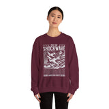Feel The Shockwave Horizon Force Airplane Graphic Unisex Heavy Blend Crewneck Sweatshirt Aviation Military Streetwear Pullover