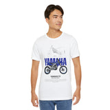 YZ Motocross Dirt Bike Blueprint Graphic Unisex Heavy Cotton Tee Off Road Racing Inspired Streetwear Gift for Riders and Bike Lovers