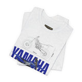 YZ Motocross Dirt Bike Blueprint Graphic Unisex Heavy Cotton Tee Off Road Racing Inspired Streetwear Gift for Riders and Bike Lovers