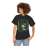 Stalked By Spectator Cyberpunk Graphic Unisex Heavy Cotton Tee Japanese Anime Glitch Streetwear T Shirt