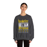 Hustler Original Money Maker Unisex Heavy Blend Crewneck Sweatshirt Streetwear Graphic Bold Dollar Bill Print Motivational Entrepreneur Pullover