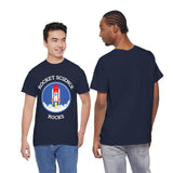 Rocket Science Rocks Unisex Heavy Cotton Tee Space Exploration T Shirt Astronomy STEM Education Science Lover Gift Astronaut Geek Nerd Graphic Top