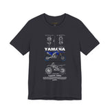 YZ250 Inspired Motocross Blueprint Unisex Heavy Cotton Tee Racing Dirt Bike Graphic Streetwear Gift