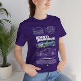 Nissan Skyline R34 GTR Inspired Illustrated JDM Performance Sports Car Graphic T Shirt Japanese Turbo Street Racing Automotive Streetwear Iconic 90s Car Culture Gift For JDM Enthusiasts