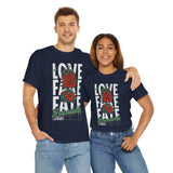 Love Fake Friendship Rose Graphic Unisex Heavy Cotton Tee Bold Statement Streetwear T Shirt Empowering Artistic Floral Design for Self Expression Perfect Gift for Friends Birthdays Parties Casual Wear
