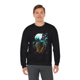 Limit Break Energy Unisex Sweatshirt Motivational Streetwear Power Graphic For Gym Lifestyle Anime Inspired Bold Confidence And Inner Focus