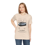 Futuristic Electric Pickup Blueprint Art Unisex Heavy Cotton Tee Bold Streetwear Graphic Shirt For Car Lovers And Tech Enthusiasts