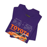 Legendary Turbo JDM MK4 Street Racer Unisex Heavy Cotton Tee Retro Tuner Car Graphic Shirt