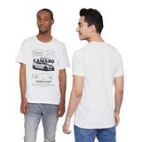 Camaro American Muscle Power Coupe Illustration Unisex Heavy Cotton Tee Premium Streetwear Graphic for Gearheads and Car Enthusiasts