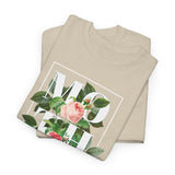 Mother Floral Design Unisex Heavy Cotton Tee Comfortable T Shirt Botanical Typography Graphic Streetwear Gift For Mom Mother’s Day Birthday Casual Everyday Wear