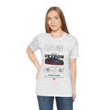 Bugatti Veyron Inspired Illustrated Hypercar Graphic T Shirt Ultimate Luxury Performance Supercar Automotive Streetwear Elite Speed Lifestyle Gift For Exotic Car Enthusiasts