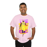 The Court Monarch Unisex Heavy Cotton Tee Basketball Power Graphic Shirt Streetwear for Athletes Hustlers and Motivational Sports Lovers