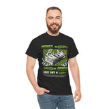 Money Power Unisex Heavy Cotton Tee Bold Dollar Stack Graphic Neon Green Streetwear Aesthetic Hustle Mindset Motivational T Shirt