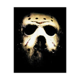 The Silent Mask Glossy Poster Horror Wall Art Dark Cinematic Gothic Design for Halloween Lovers, Haunted Home Décor, and Fear Aesthetic Collectors