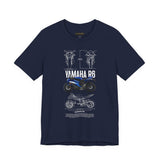 Yamaha R6 Inspired Sportbike Graphic Unisex Heavy Cotton Tee Bold Streetwear Moto Art Shirt for Riders Racing Fans and Everyday Casual Wear