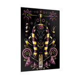 Anubis Balance God Matte Vertical Poster Egyptian Mythology Wall Art Cosmic Balance Decor For Home Office Gym Tattoo Studio Spiritual Aesthetic And Modern Streetwear Art Lovers