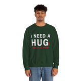 Unisex I Need A Huge Amount Of Money Crewneck Sweatshirt Funny Motivational Graphic Pullover Entrepreneur Hustle Wealth Inspired Casual Streetwear