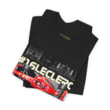 Leclerc 16 Inspired Formula Racing Car Graphic T Shirt Motorsport Streetwear Unisex Tee