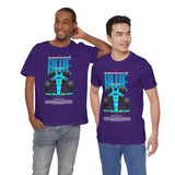 Blue Formula Race Car Graphic Unisex Heavy Cotton Tee High Speed Streetwear for Motorsport Fans and Racing Lifestyle Enthusiasts