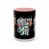 Eyes On Me Boys Medusa Accent Coffee Mug 11oz 15oz Mythological Streetwear Bold Empowerment Design Perfect Gift for Coffee Lovers Friends Birthdays Daily Motivation