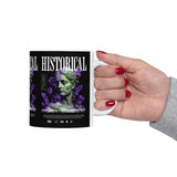 Historical Greek Roman Statue Art Print Ceramic Mug Unisex Premium Coffee Tea Cup With Classical Aesthetic Design