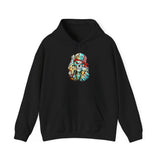 Skeleton Hustler Unisex Hoodie Bold Graphic Streetwear For Fearless Hustlers, Dreamers, And Street Legends