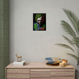 The Jocker Why So Serious Within Glossy Poster Emotional Gothic Wall Art Bold Psychological Design for Dark Aesthetic Lovers, Art Collectors, and Fearless Creatives