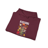 Blossoms Floral Graphic Hoodie Comfortable Unisex Sweatshirt Timeless Charm Streetwear Nature Inspired Empowerment Design Perfect Gift for Garden Lovers Friends Birthdays Cozy Days Casual Wear