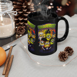 Halloween Cartoon Monsters Ceramic Mug Spooky Coffee Cup for Halloween Lovers Fun Fall Drinkware Gift for Home Office and Cozy Evenings