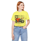 KTM RC 8C Track Inspired Unisex Heavy Cotton Tee Racing Superbike Graphic Streetwear Motorsport Fan T Shirt