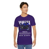R3 Inspired Sport Motorcycle Art Unisex Heavy Cotton Tee Dynamic Streetwear Graphic for Riders and Moto Enthusiasts