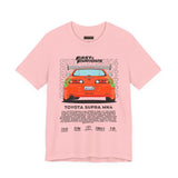 Legendary Orange Street Machine Rear View Unisex Heavy Cotton Tee Powerful JDM Inspired Car Art Graphic Shirt for Collectors and Gearheads