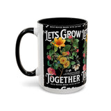 Heart Flower Accent Coffee Mug Bold Anatomical Heart Floral Design Motivational Ceramic Cup Empowering Symbol of Love Strength and Vitality Perfect Gift for Coffee Lovers Friends Birthdays Office Desk and Cozy Tea Moments