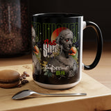 Wicked Supreme Accent Coffee Mug 11oz 15oz Statue Art Graphic Cup Supreme Inspired Streetwear Bust Design Bold Daily Motivation Ceramic Gift Drinkware