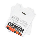 Firestorm Muscle Car Blueprint Design Unisex Heavy Cotton Tee Powerful Retro Performance Art Shirt for Streetwear Lovers & Collectors