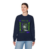 Stalked By Spectator Cyberpunk Anime Glitch Unisex Heavy Blend Crewneck Sweatshirt Japanese Streetwear Pullover