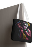 Snapshot of Madness Art Eco Tote Bag Dark Comic Neon Design Premium Canvas Reusable Shopping Bag Streetwear Lifestyle Accessory for Creative Thinkers Artists and Urban Dreamers