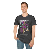 Romance Rose Graphic Unisex Softstyle T Shirt Black Tee Aesthetic Gothic Love Inspired Streetwear Fashion Bold Artistic Outfit