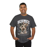 Hermes Greek Mythology Unisex Heavy Cotton Tee Ancient God of Communication and Travel Streetwear Graphic T Shirt