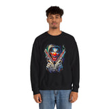 Fearless Grin Street Clown Sweatshirt Premium Urban Graphic Crewneck Streetwear Power Statement Design For Alpha Confidence And Bold Mindset